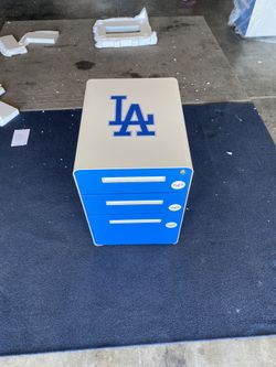 LA Dodgers File Cabinet 