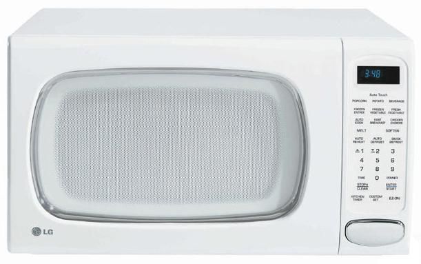 LG Microwave Oven 1.2 Cu.Ft., Model: LRM1250W Color: White Used / Like New NO SIGNS OF WEAR & TEAR!!! FEATURES: