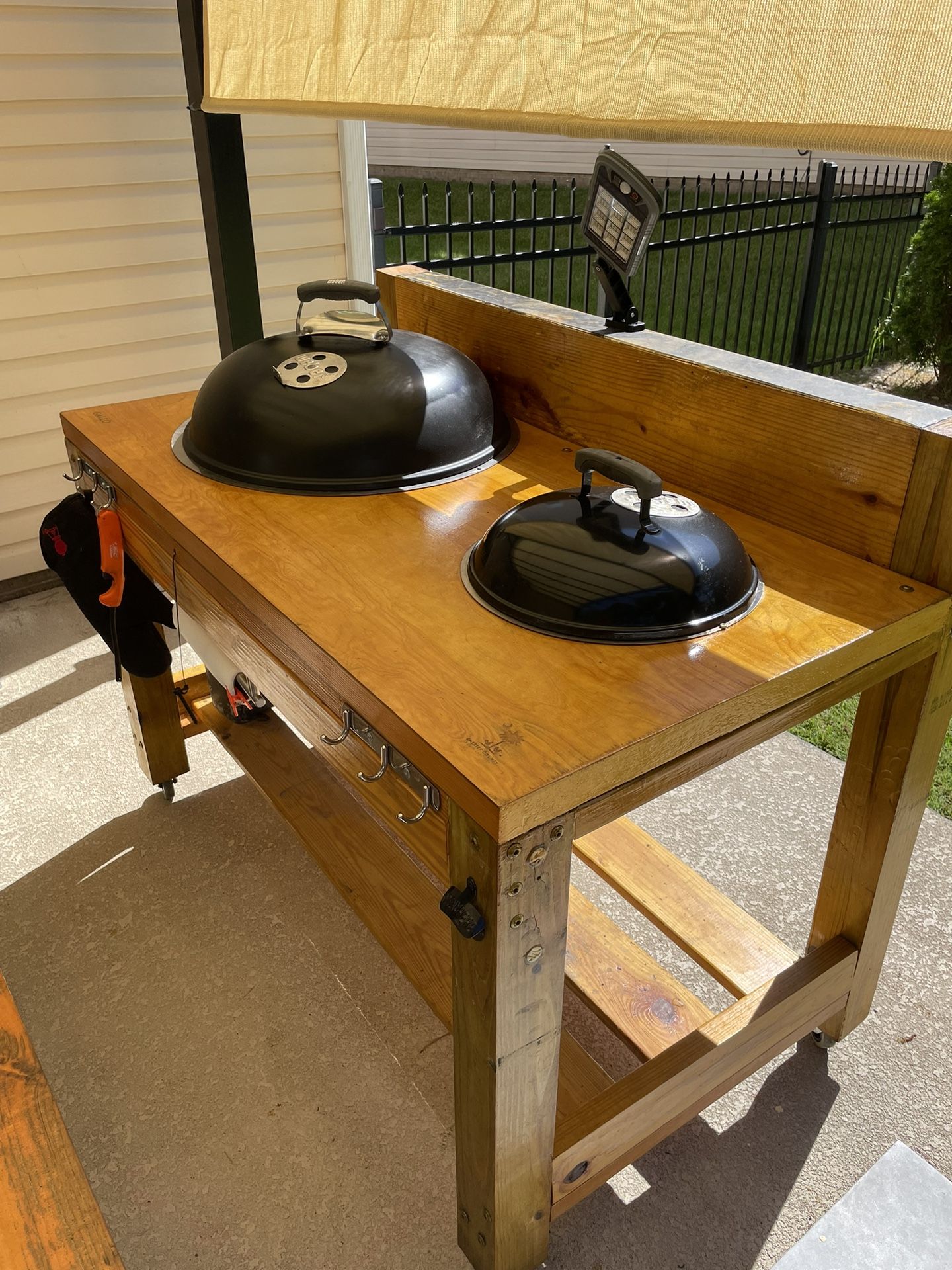 Brand New Custom Made Grill Table