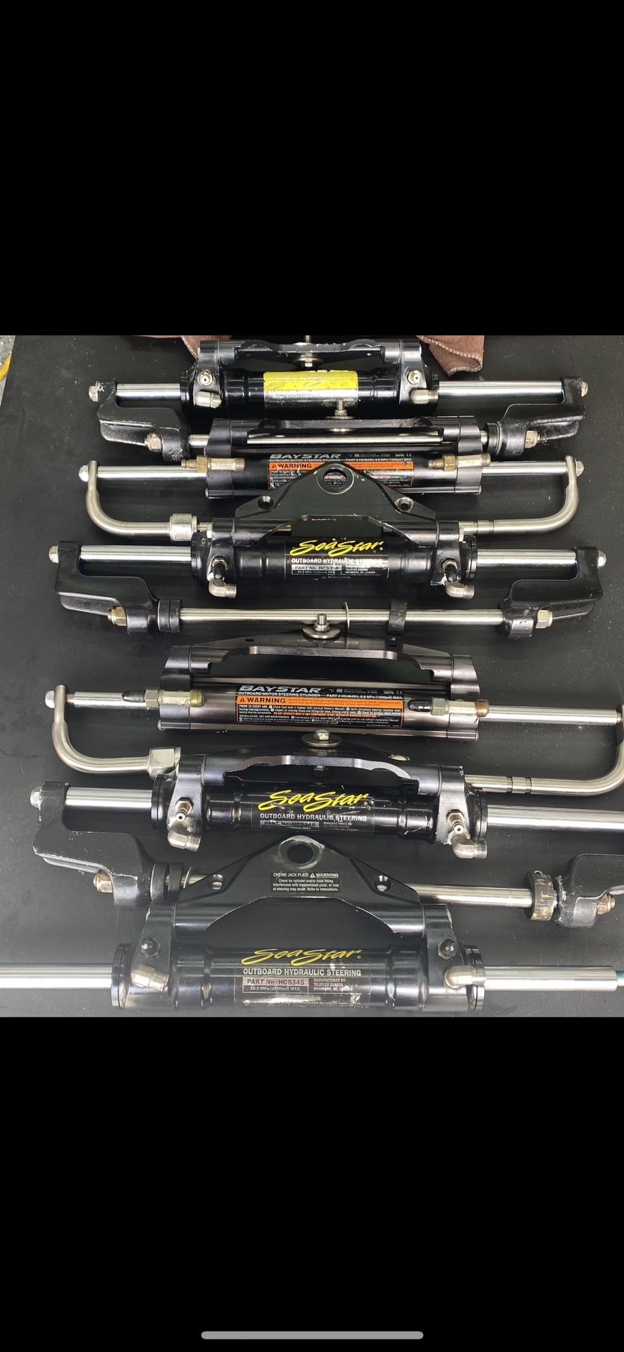 Seastar hydraulic Boat Steering Ram