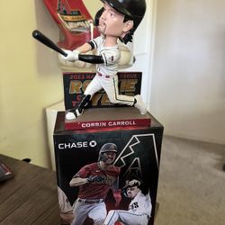 Corbin Carrol Rookie Bobble head And Rally Towel 