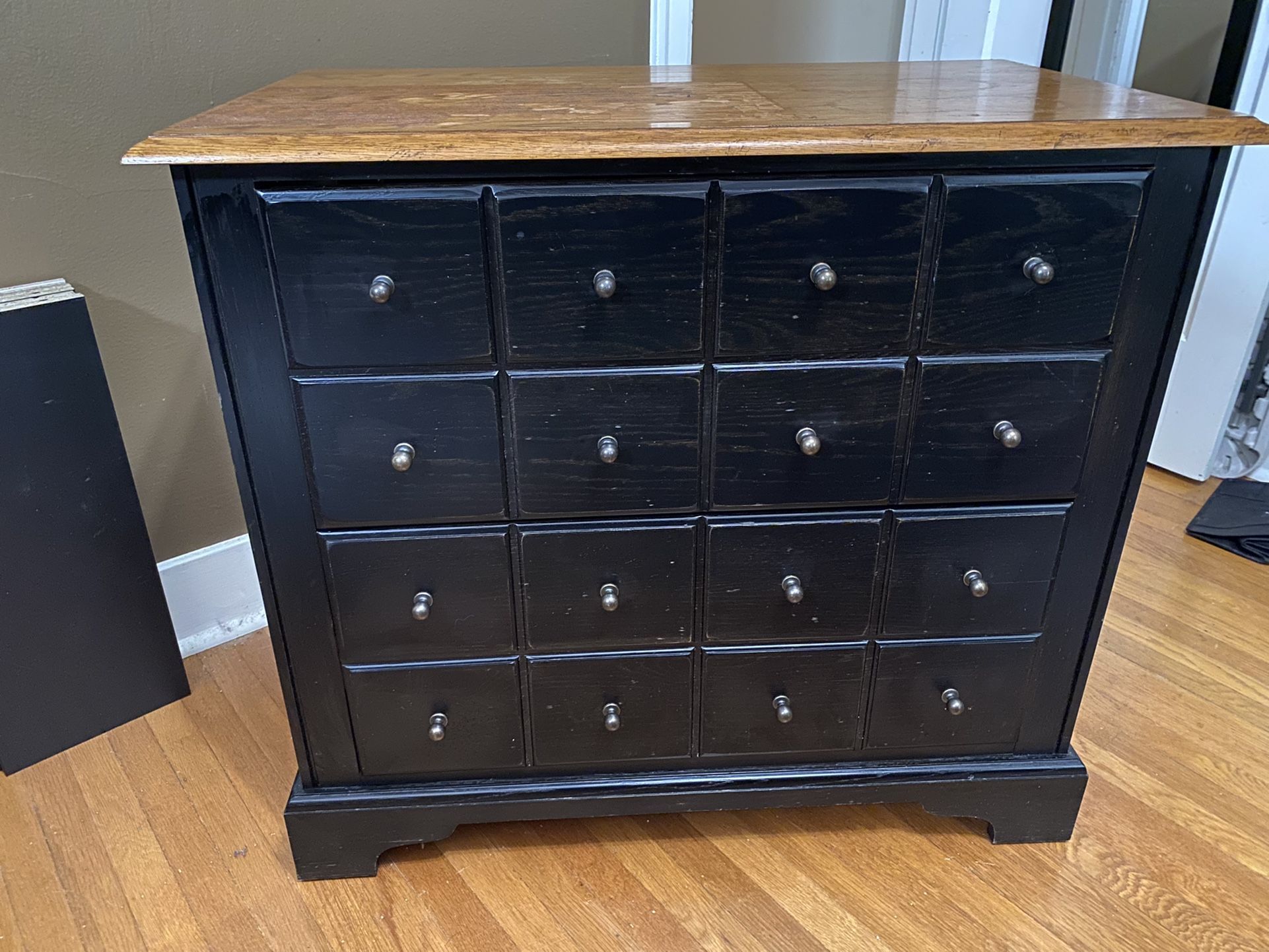 Solid Wood Two-drawer File Cabinet