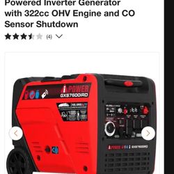 A-I Power 7600 Watt Remote Electric Start Gas