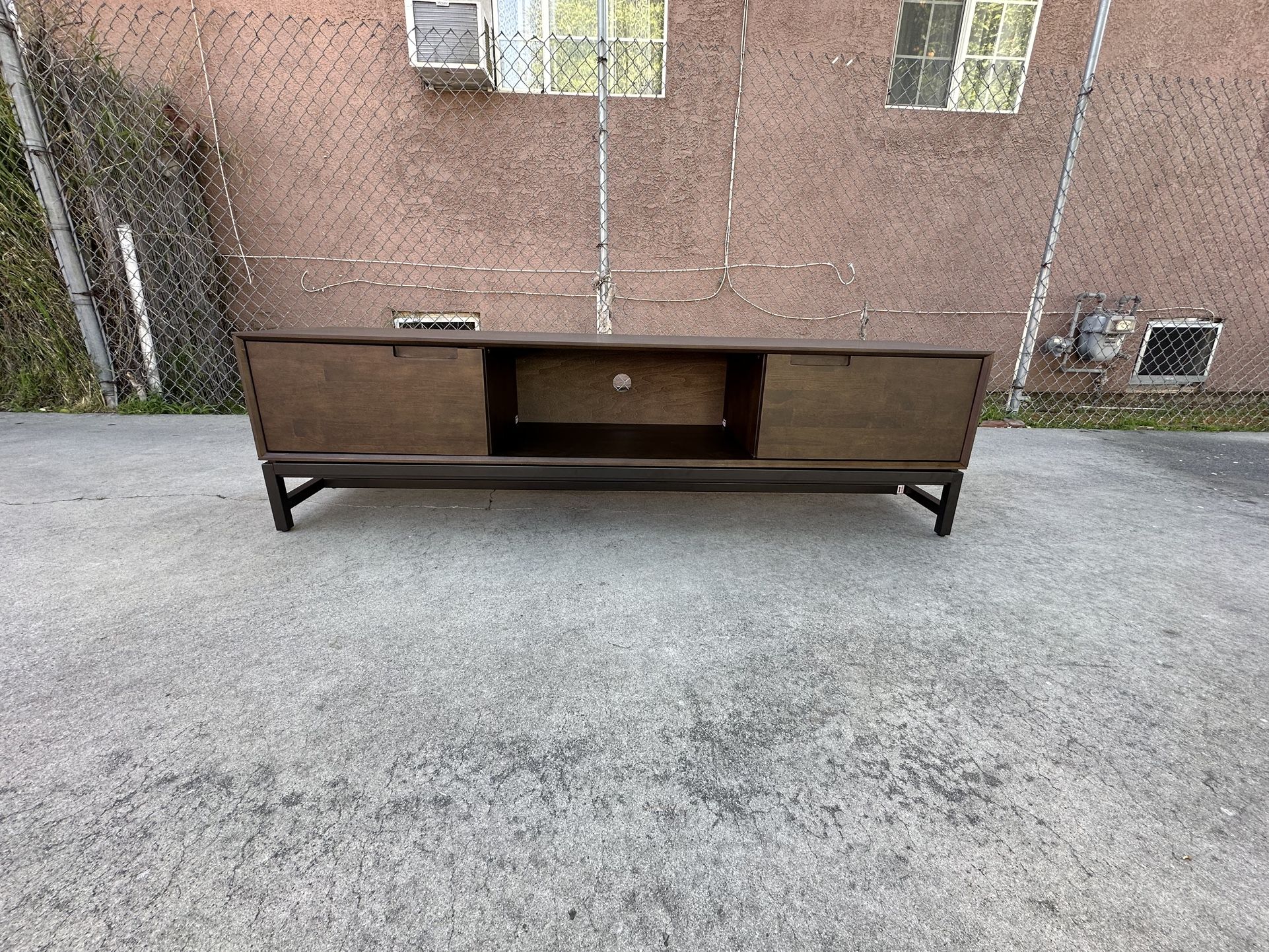 Allmodern Mid Century Is Media Console Entertainment Center Tv Stand Cabinet Sideboard Credenza.