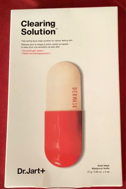 Dr. Jart+ Clearing Solution Sheet Masks – New 5-Pack