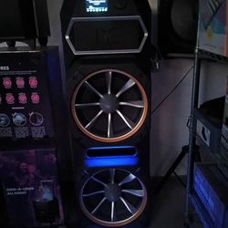NEW! Monster GI30 Pro High Power 2000W Bluetooth Party Speaker with deep bass and RGB LED Lights