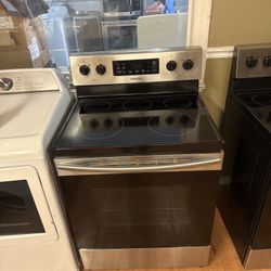 Stainless Steel Glass Top Stove