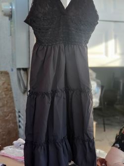 BLACK SUN DRESS