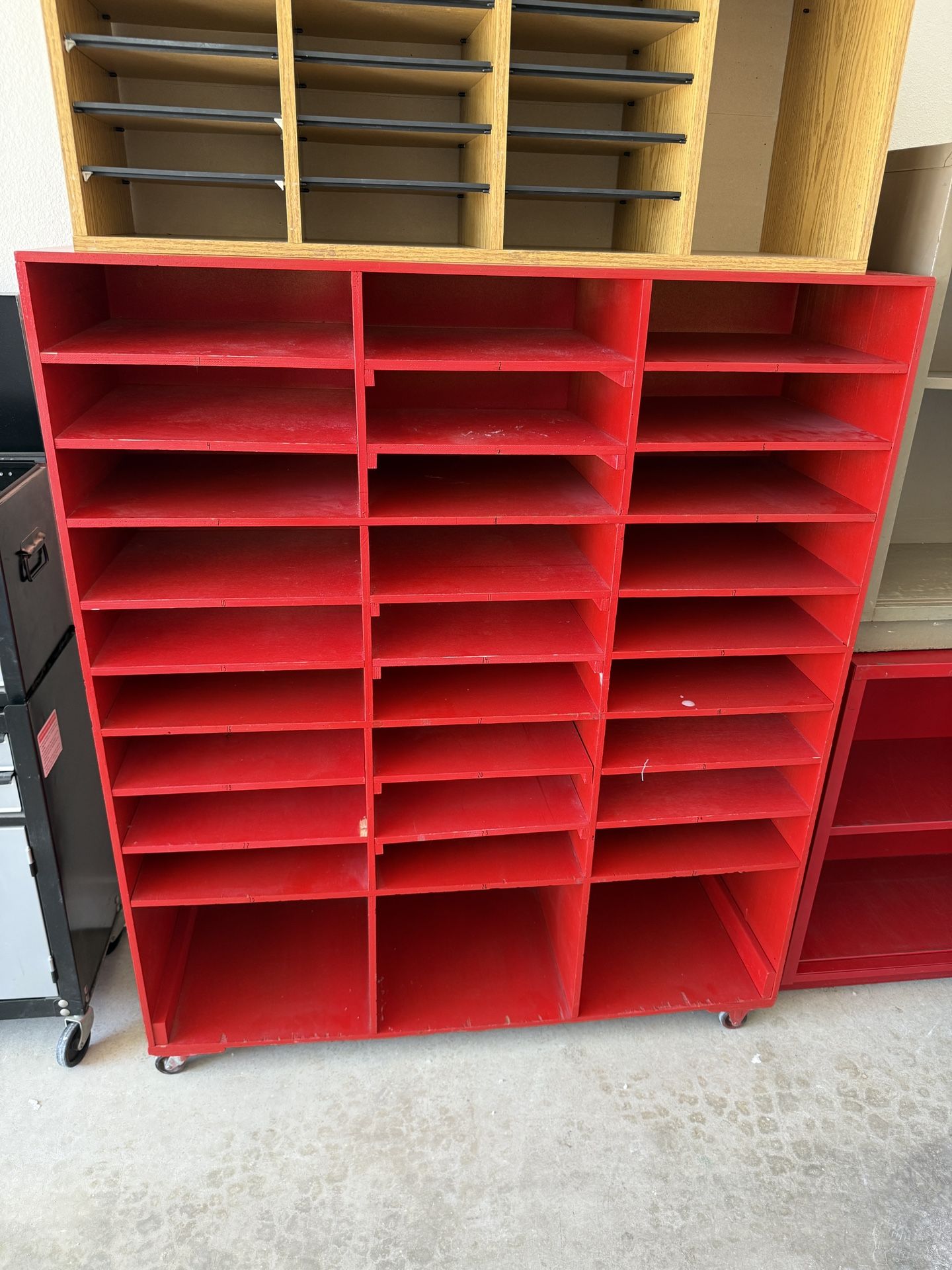 Red File Cabinet