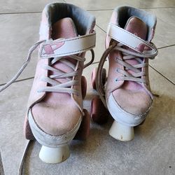 Pink Roller Skates Size 1