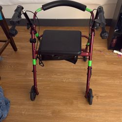 Walker With Seat And Storage