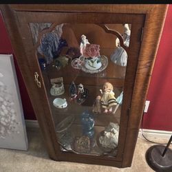  Antique Curio Cabinet Or Book Shelf