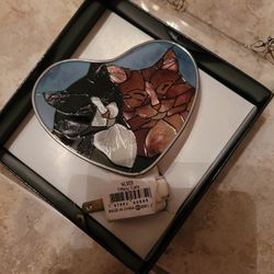 Tiffany Cat Night Light New In Box