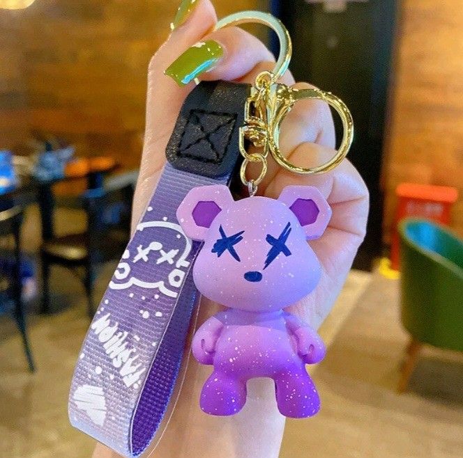 HOT New Anime Bear Keychain Or Backpack Charm