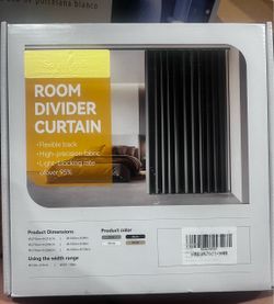 Room Divider Curtain (white)