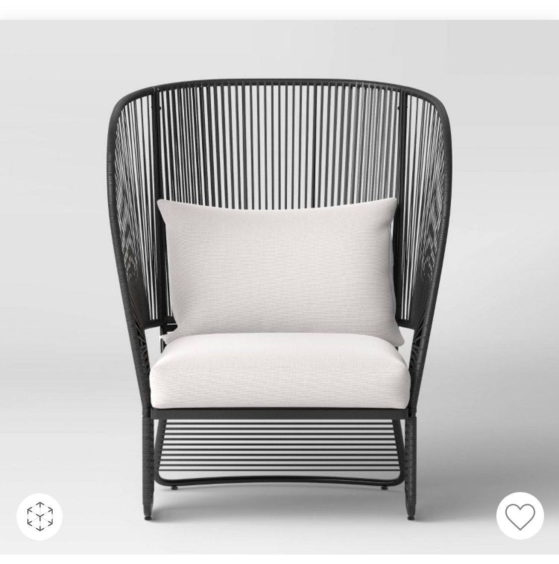 RARE & Discontinued: Oversized Mackworth Patio Statement Armless Chair - Threshold