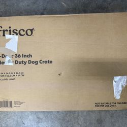 New Frisco Large Dog Crate 36 inch With Inside Divider,  36” L X 25” H 23” W