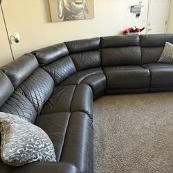 Leather Sectional