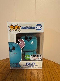 Funko Pop! Disney Pixar Monsters #385 Sulley Flocked Amazon Exclusive