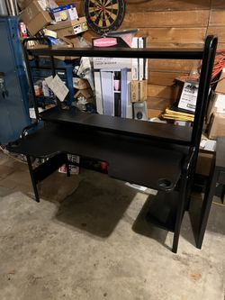 IKEA FREDDE Gaming desk, black,