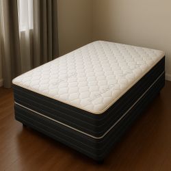 Brand New Full Size Mattress 10” For Unbeatable Comfort! Also in Twin, Queen & King. Wrapped in Plastic. Same-day Delivery.