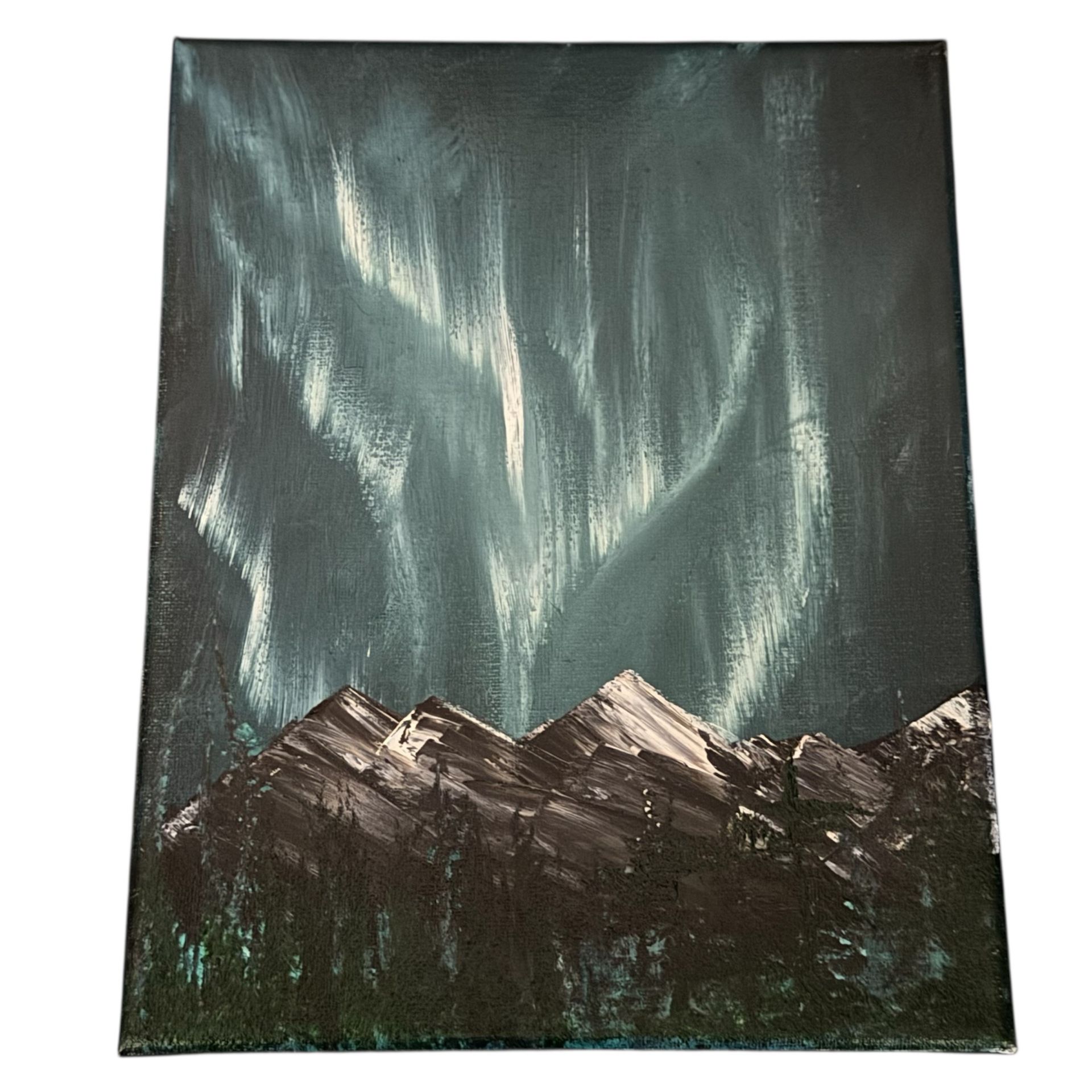Original Art Work Oil On Canvas Signed 9x11 Inches