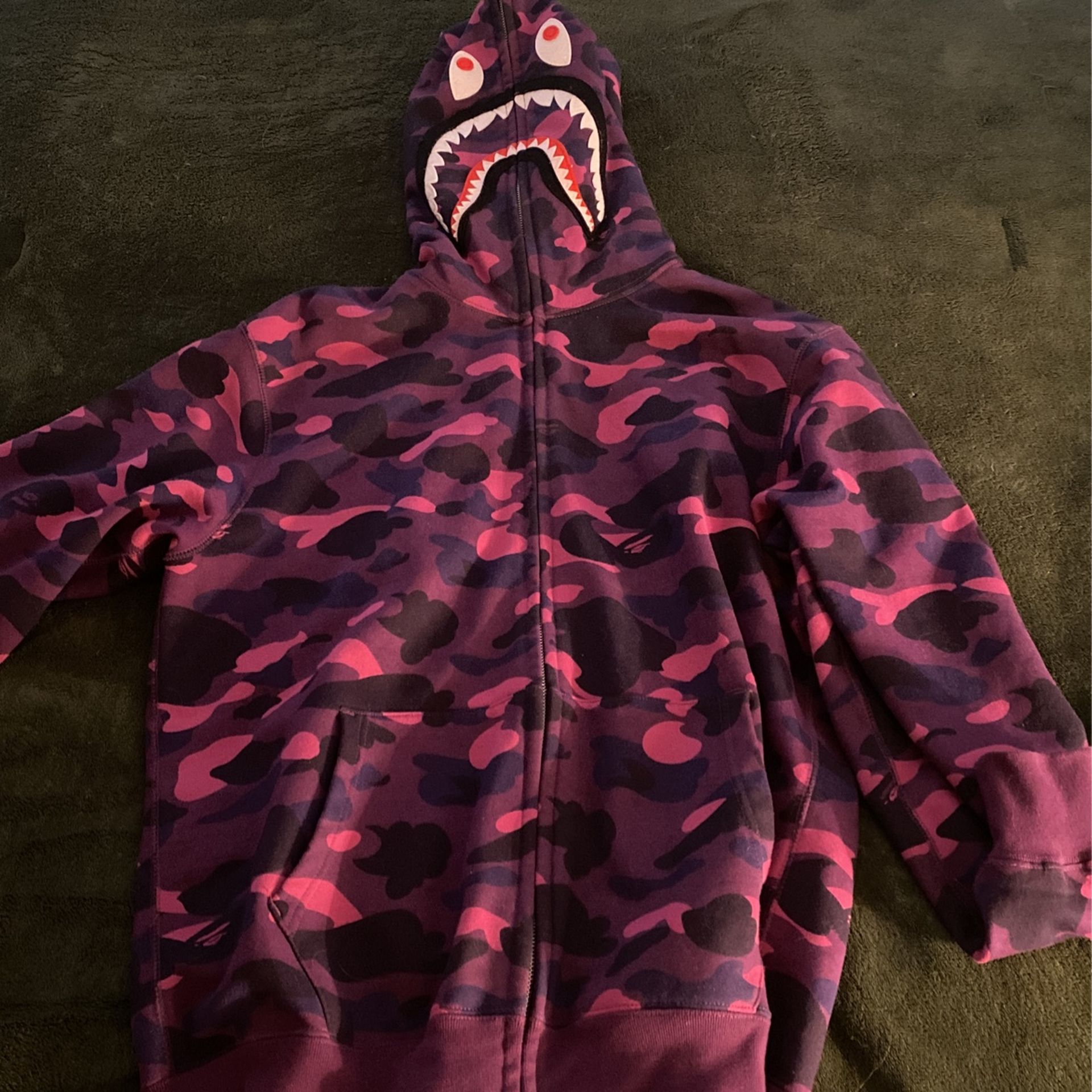 Purple Camp Bape Hoodie