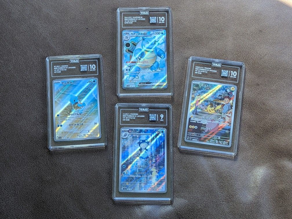 Pokemon and Magic Slabs PSA TAG