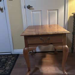 Side Table Solid Wood 