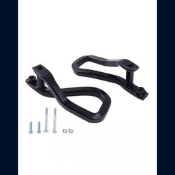 Black Front Tow Recovery Hooks w/ Bolts For 2019-2024GMC Sierra 