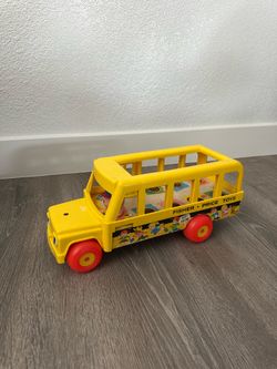 Vintage Fisher price school bus