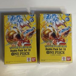 2x ONE PIECE OP-15 DOUBLE PACK SET 10 ADVENTURE ON KAMI’S ISLAND SEALED IN HAND