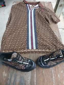 Burberry  Shirt And Shoes