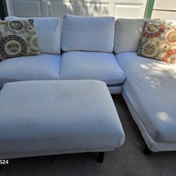 🚚 DELIVERY 🚚 Amazing Sectional Couch And Ottoman