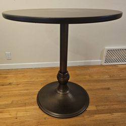 Arhaus Counter Height Copper Table On Brass Base