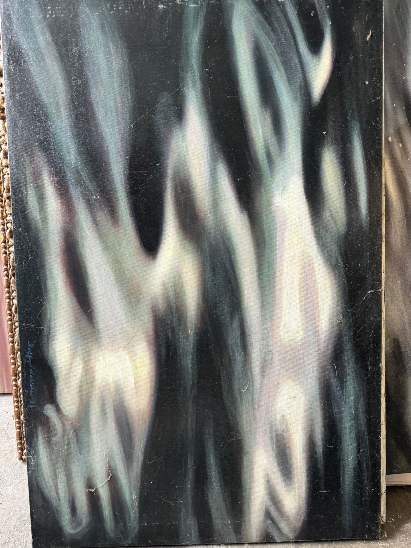 Dark Water, Six Oil And Canvas