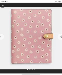 Coach Notebook Pink Brand New