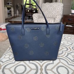 Kate Spade Navy Zip Tote