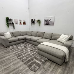 Grey Sectional Couch - Free Delivery 
