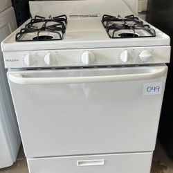 GE GAS RANGE IN WHITE