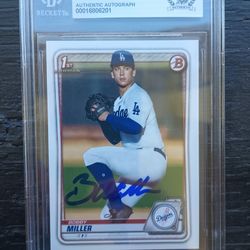 Bobby Miller 1st Bowman