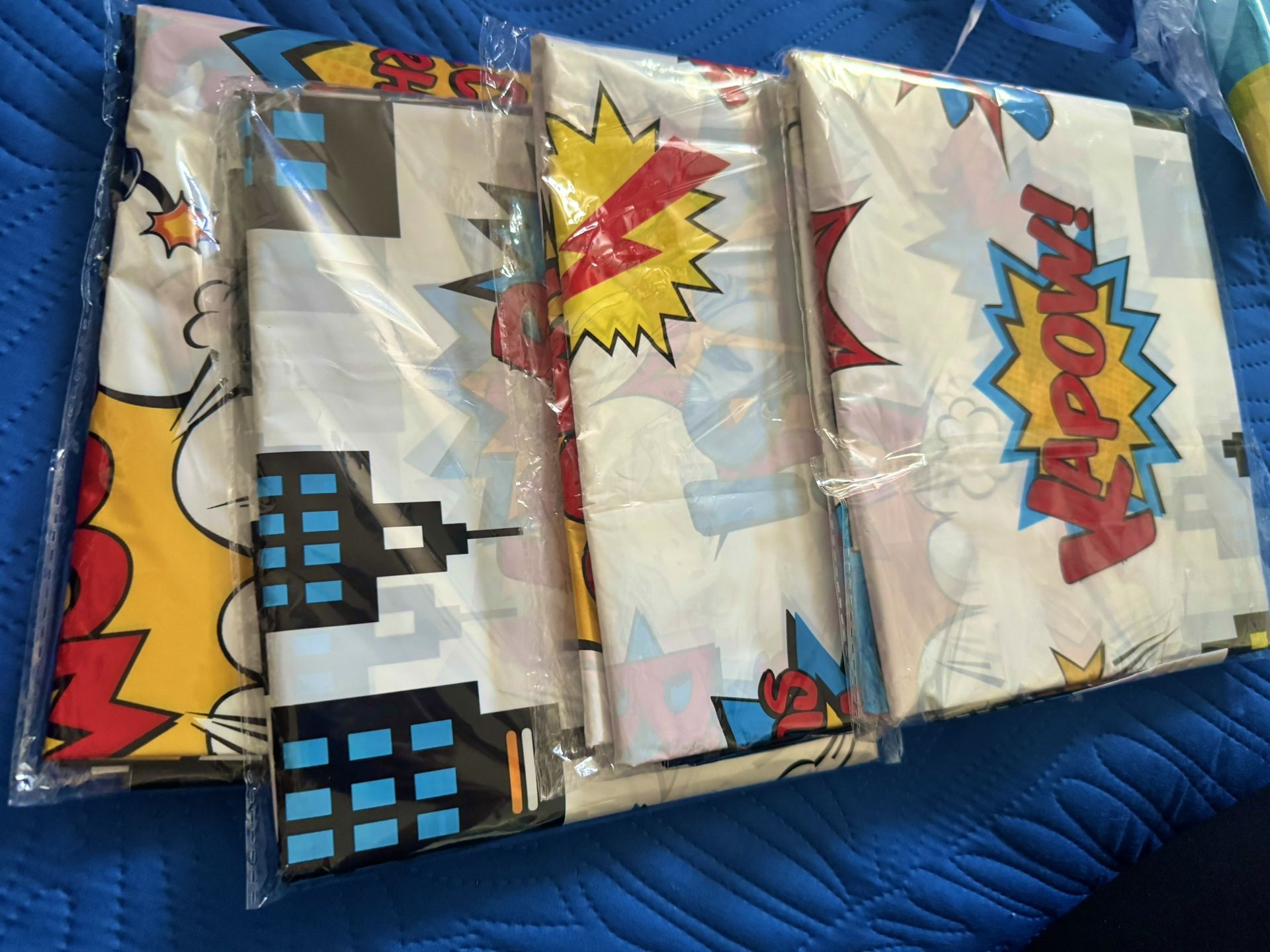 4 Packs Available -5 Plastics Tablecloth Each Pack