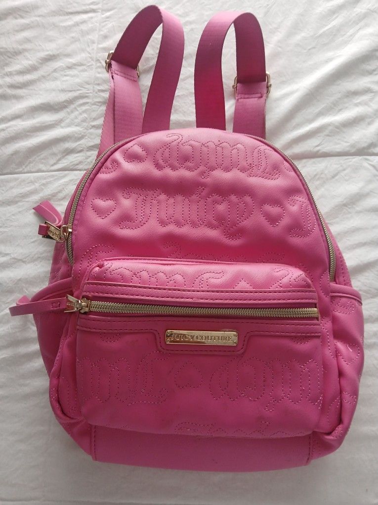 Like New Pi k Juicy Couture Backpack