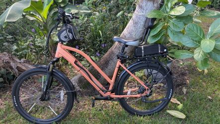 Bintelli Trend Electric Commuter Bike 48v (Peach/Salmon)