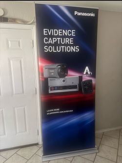 Replaceable Banner Stand With Case - High Quality - 3Ft x 8ft
