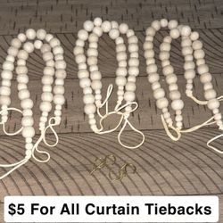 Curtain Tiebacks $5 For All NEW 
