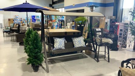 Members Mark 3-Person Wicker Swing $500