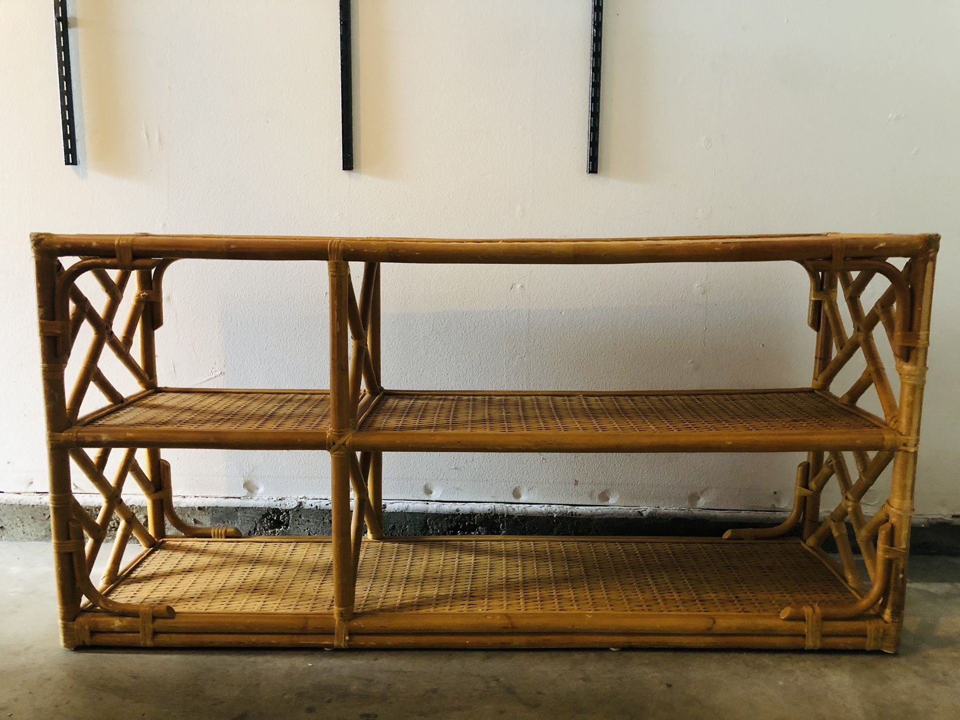 Bamboo Ratan Console Table