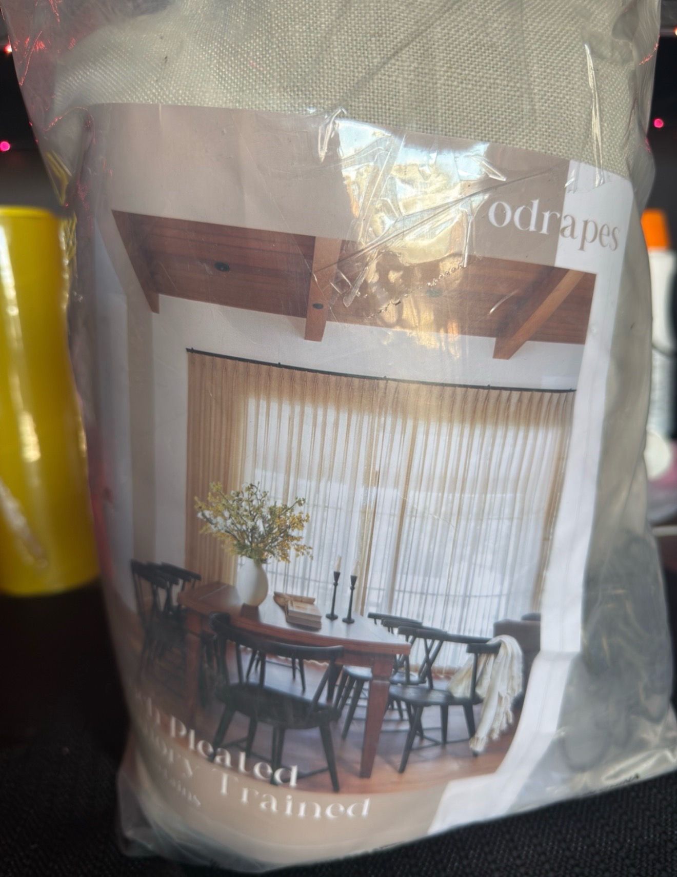 Large Neutral Curtain Panels / Drapes – Brand New