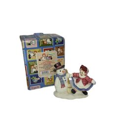 Enesco Raggedy Ann & Andy Figurine 709042 Friends Forever No Matter The Weather 